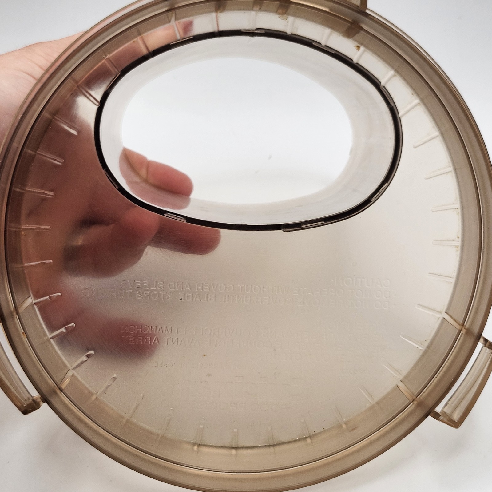 Cuisinart DLC-X Plus 20 Cup Food Processor Work Bowl Lid Cover Genuine DLC-317B
