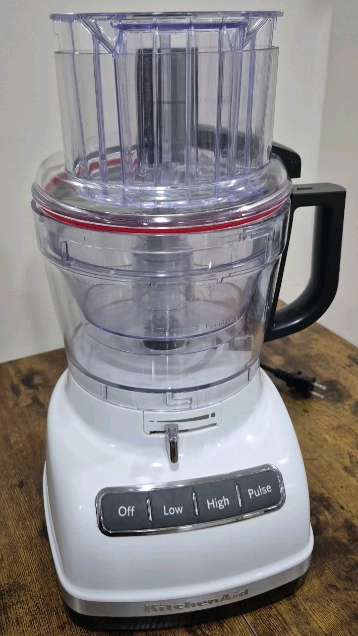 KitchenAid KFP1133wh 11-Cup Food Processor with One Blade Tested Works