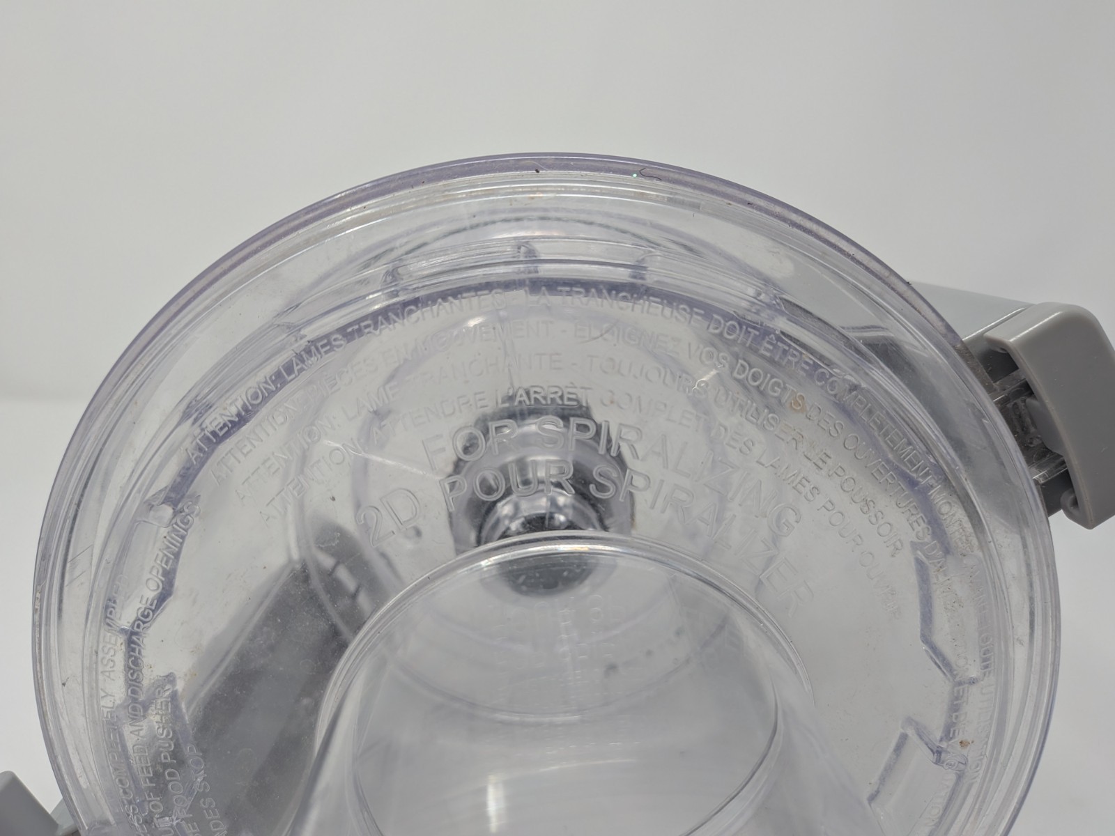 Magic Bullet Veggie Bullet Spiralizer Bowl Base & Lid 2A Replacement VB-101