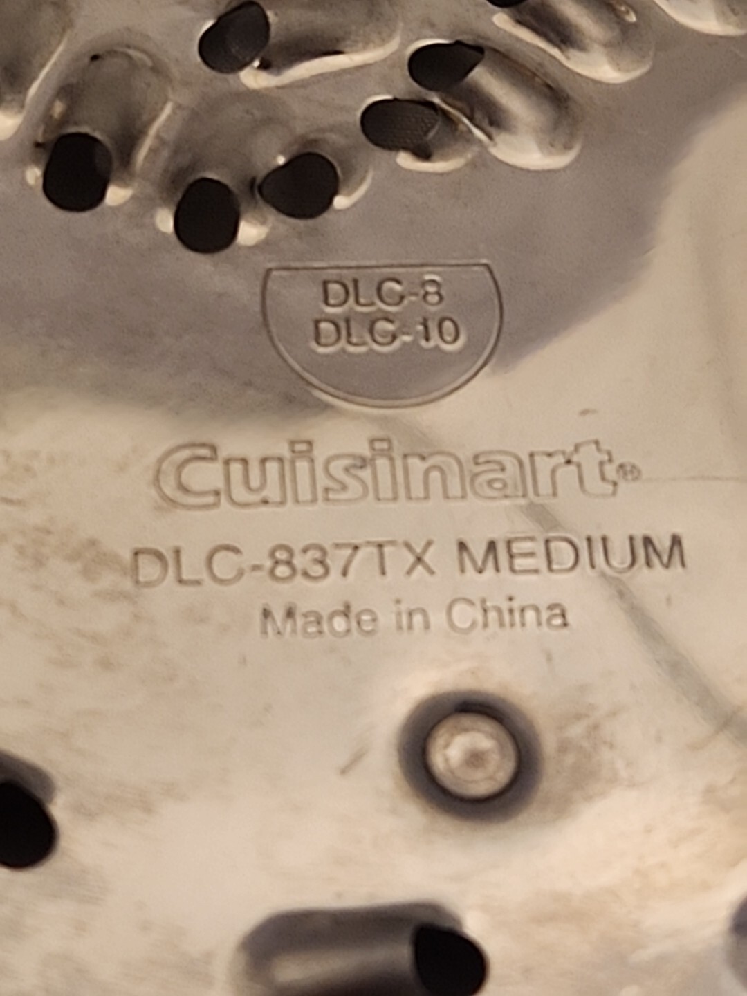 Cuisinart Discs 844 TX & 837 TX Slicer & Grater