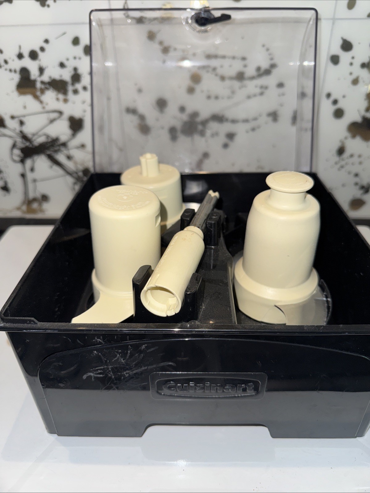 Cuisinart FP-16/14BKSC Elite Food Processor Blade Storage Case w/accessories