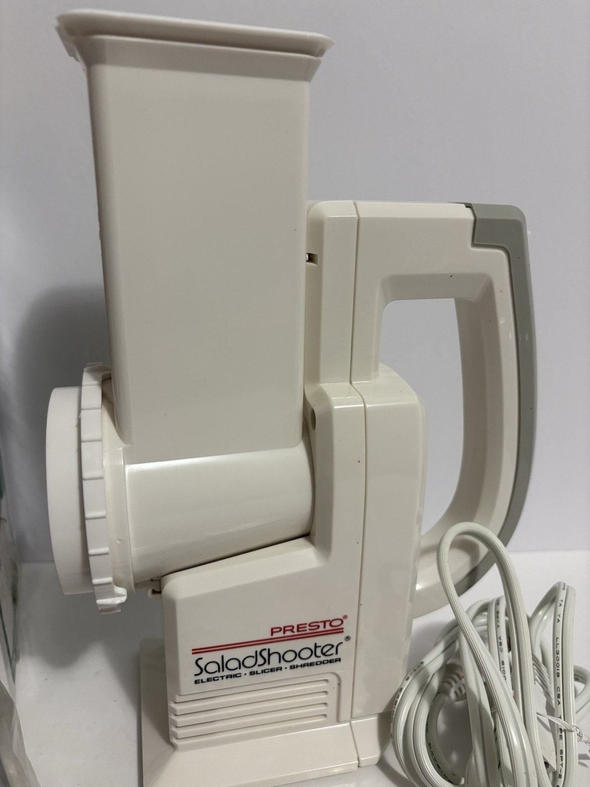Presto Salad Shooter 02910 Electric Slicer Shredder w/box. Tested & Works