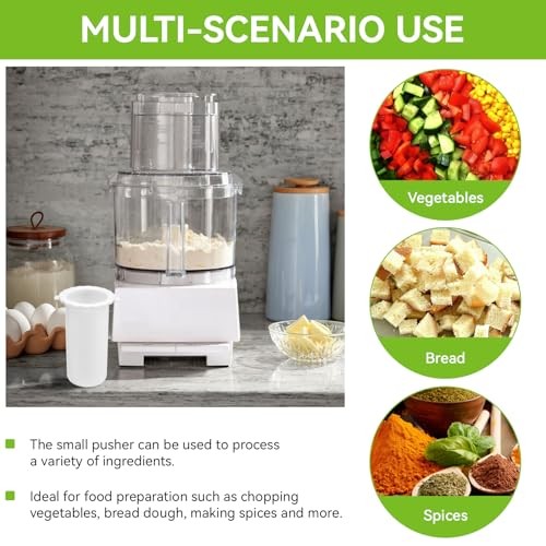 Small Pusher for Cuisinart DLC-8S, DLC-8SY, DFP-11, DFP-14 Food DLC-020BGTX-1