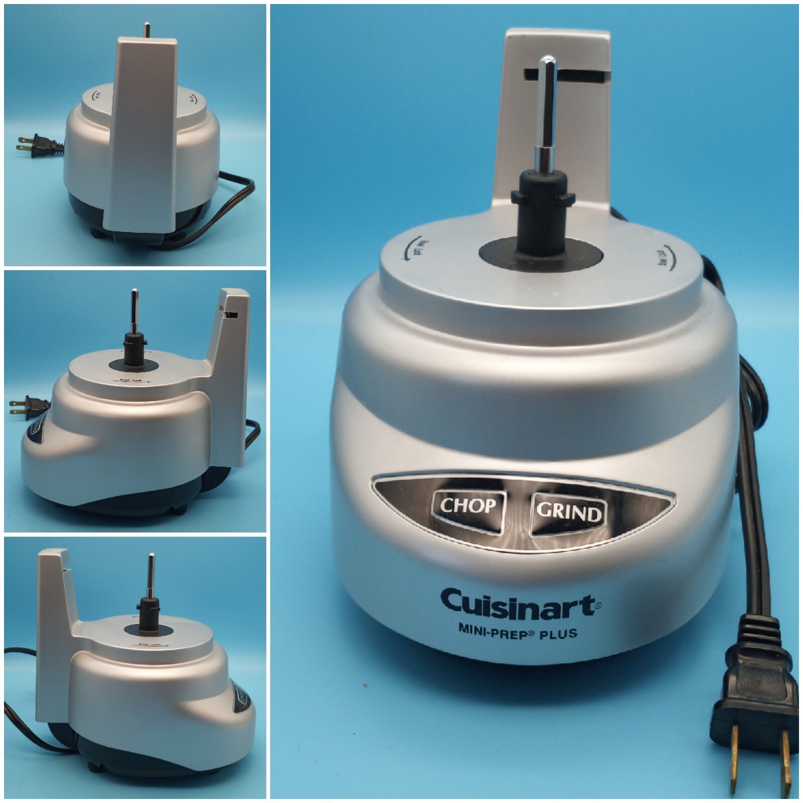 Cuisinart 4 Cup Mini Prep Plus Food Processor, Brushed Stainless, Tested