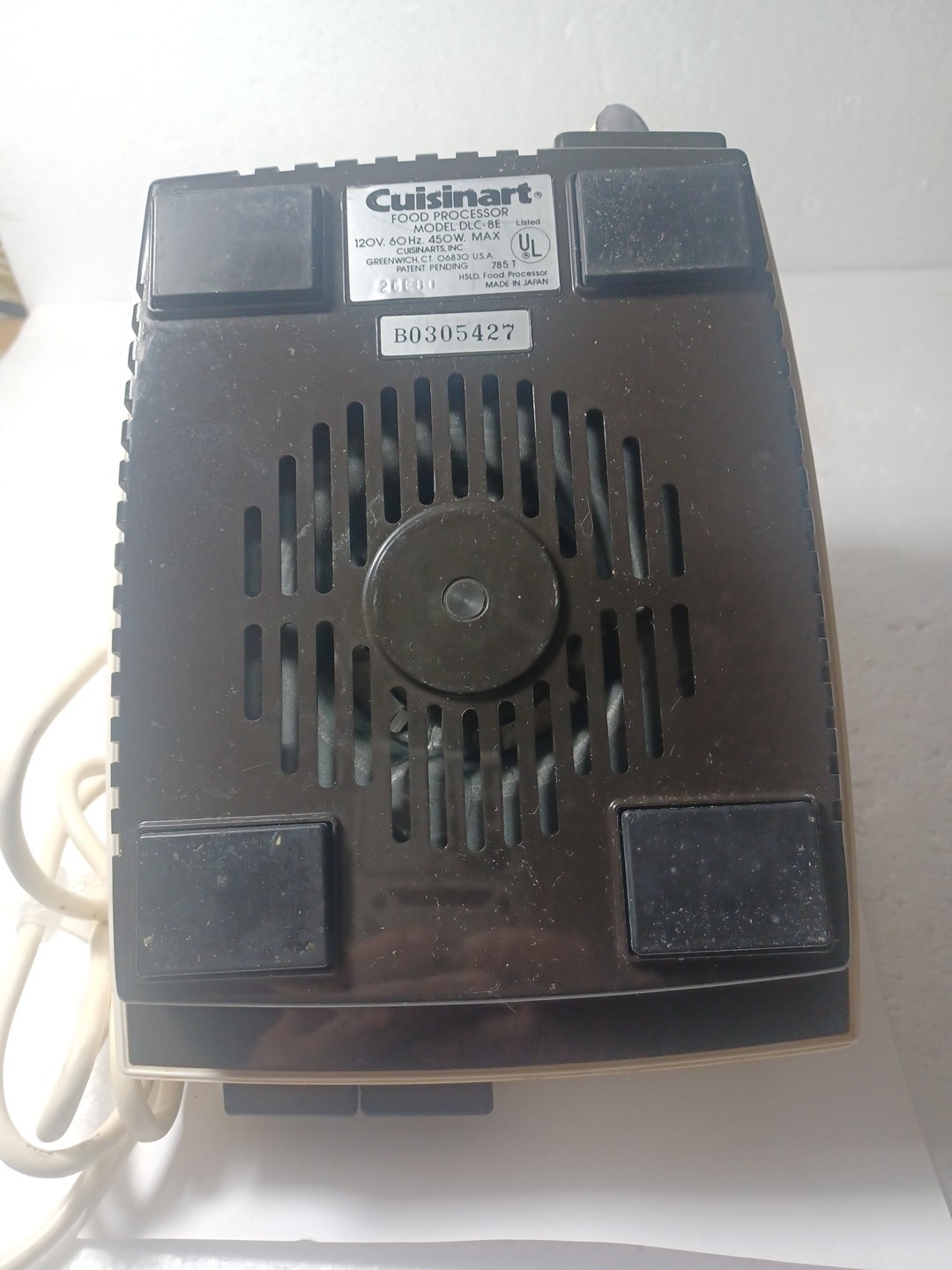 Cuisinart DLC-8 Food Processor Base Unit Motor Only Tested Works Great Cond ✔️