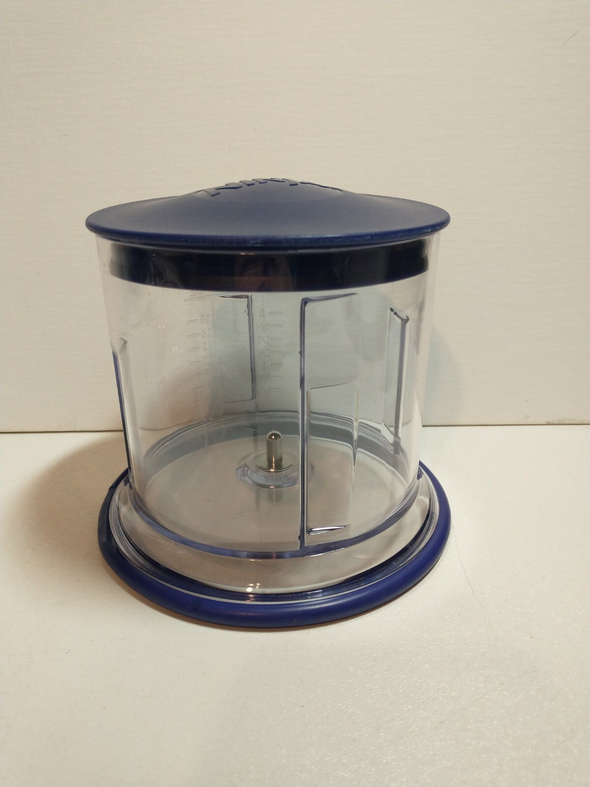 Ninja QB900B Food Processor Replacement 2 Cup 16oz Chopper Bowl W/ Lid blue