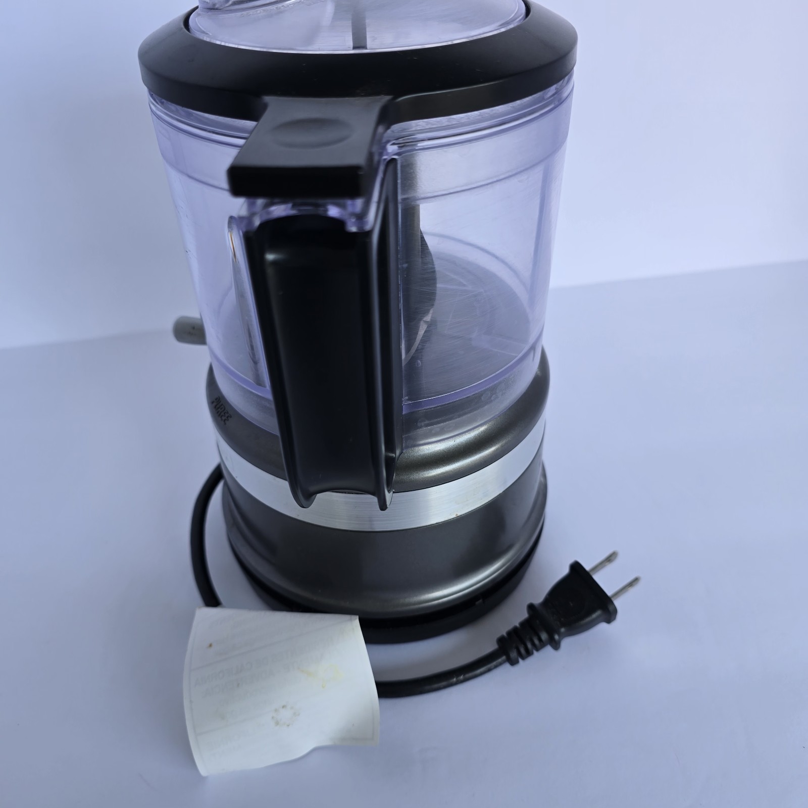 KitchenAid KFC3516 3.5 Cup Mini Food Processor Gray/Black Pulse 2-Speed