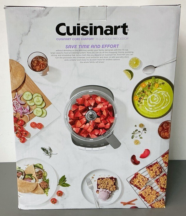 Cuisinart Core Custom 13-Cup Food Processor • Chop, Puree, Shred, Slice & More