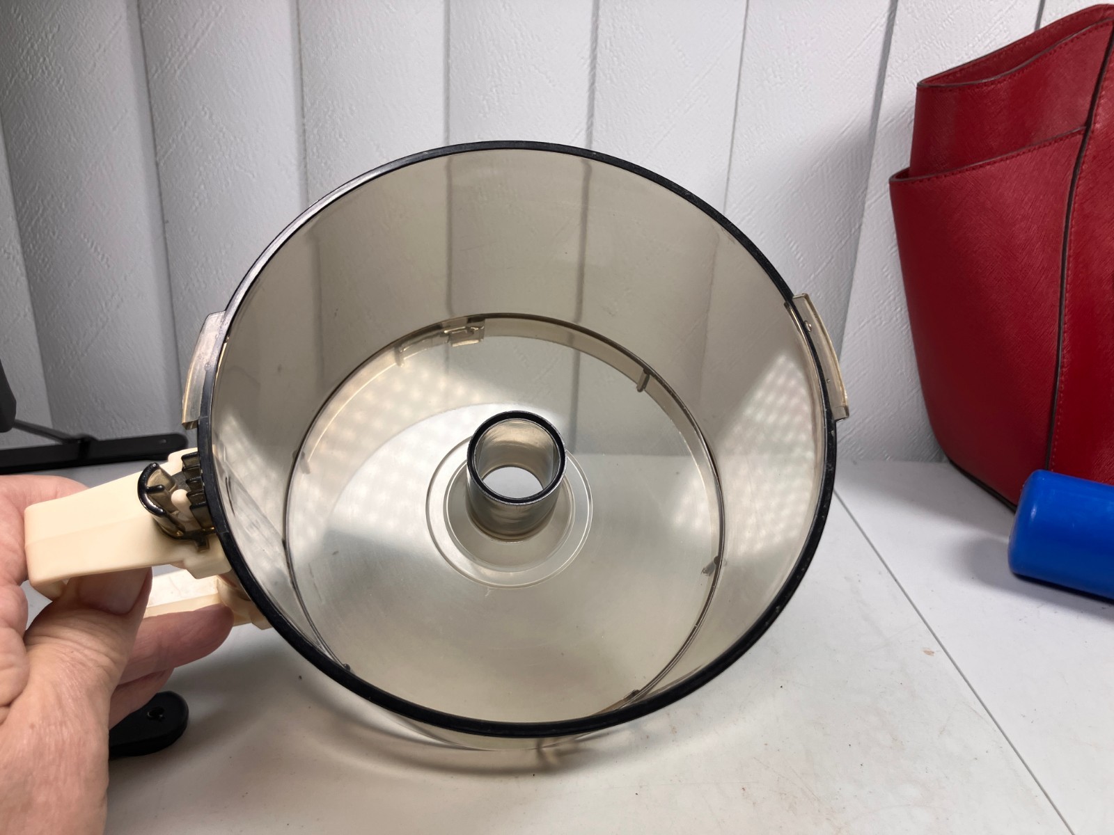 Vintage JCPenney Food Processor Model 8340 Replacement Work Bowl -Tinted Plastic