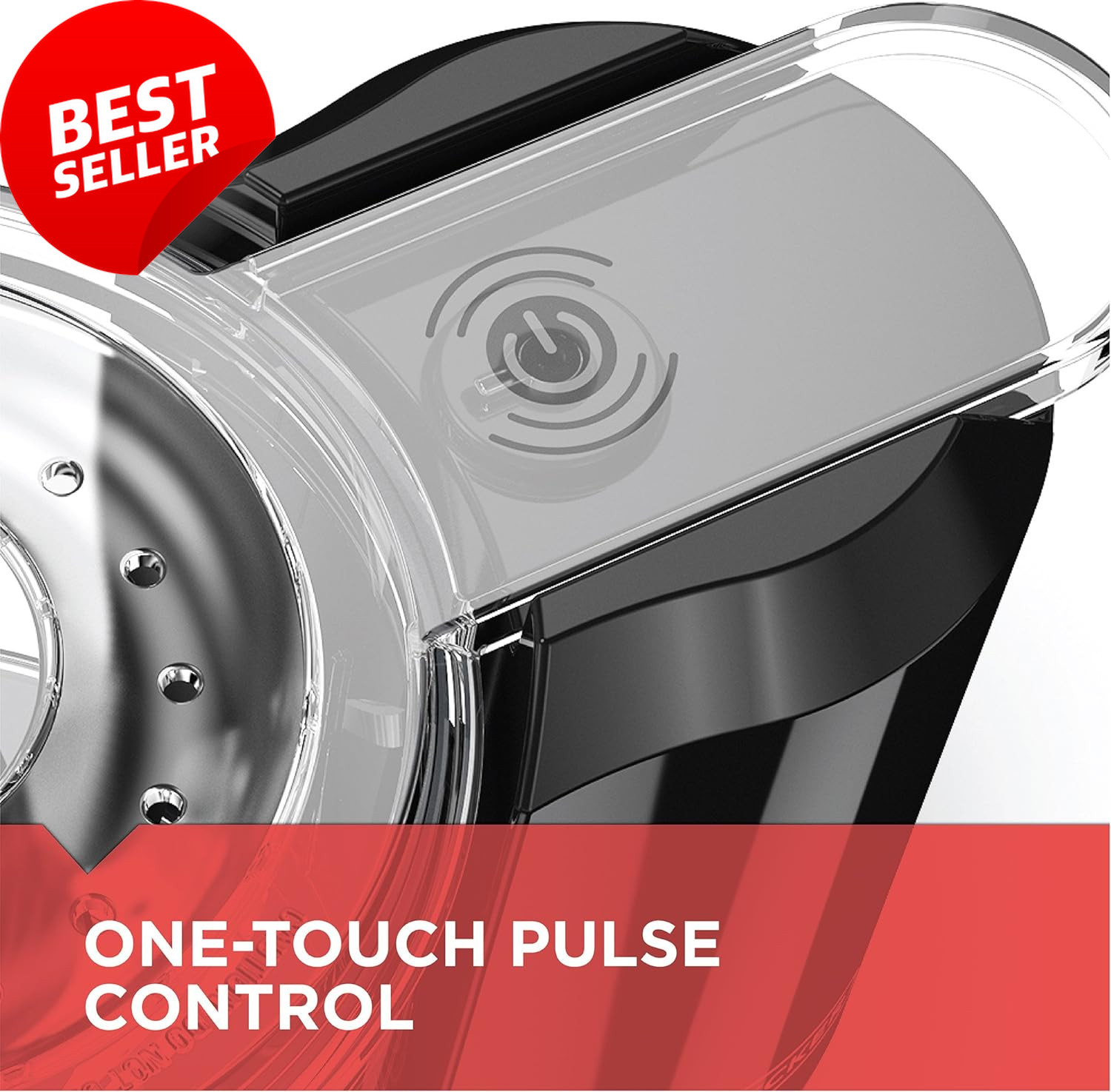 Electric Food Chopper 1.5 Cup 150W One Touch Pulse Dishwasher Safe