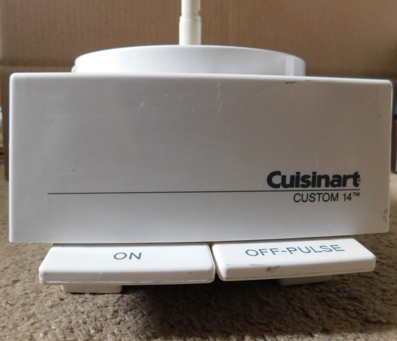 Cuisinart Custom 14 DFP-14TX Food Processor White Motor Base ONLY Tested Works!