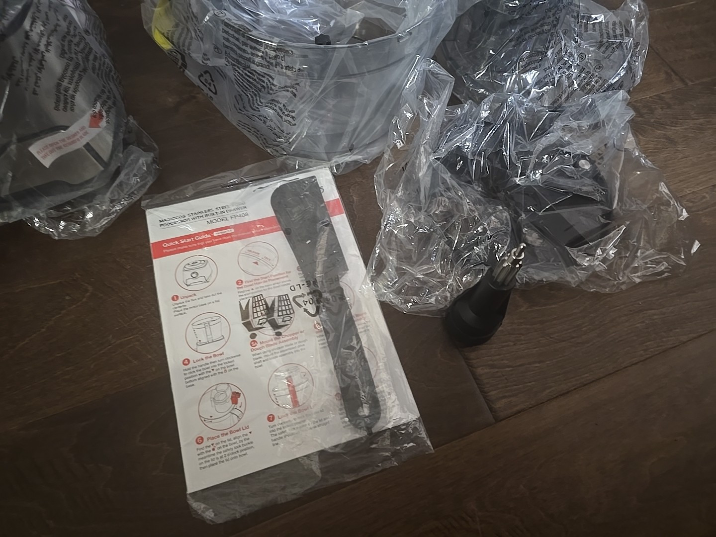 MAGICCOS Model FP408 Stainless Steel Food Processor – Missing Blades