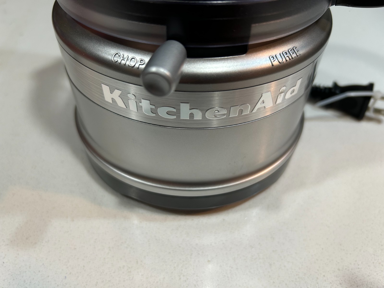 KitchenAid 3.5 Cup Mini Food Processor – KFC3516 – Light Silver: 2-Speed Chopper