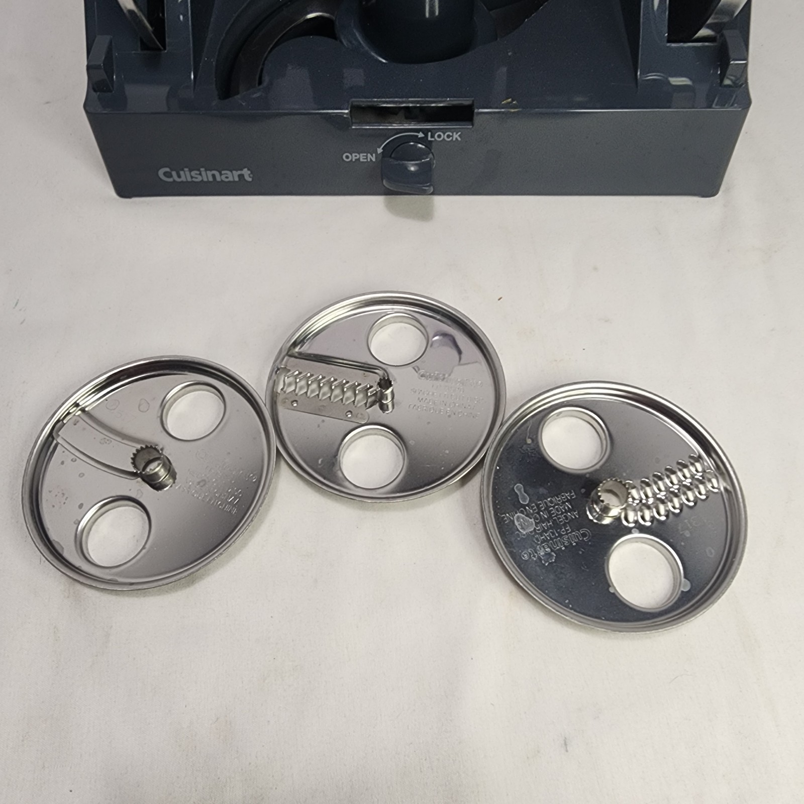 CUISINART Food Processor FP 11 13SC Blades, Accessories, & Storage Case Set EUC