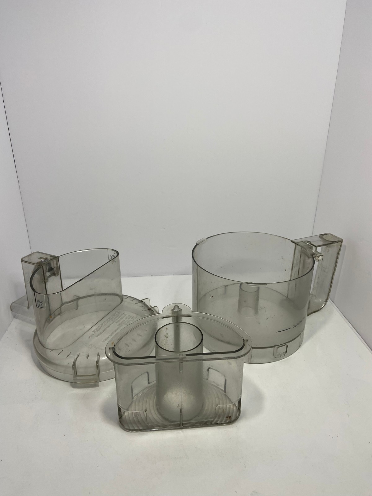CUISINART FOOD PROCESSOR DLC-2007N REPLACEMENT WORK BOWL PUSHER SLEEVE OR LID