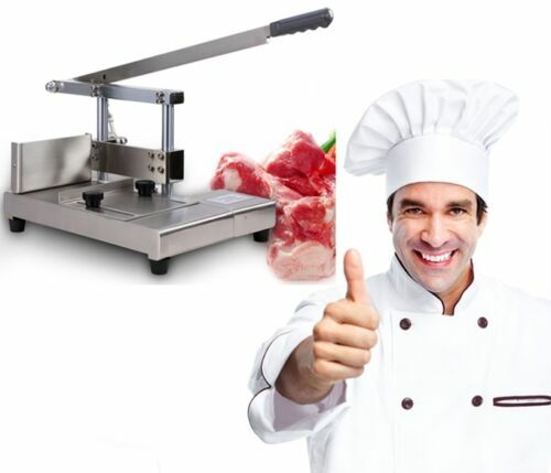 Bone Saw pig ribs guillotine cutting machines manually chop bone cutting machine