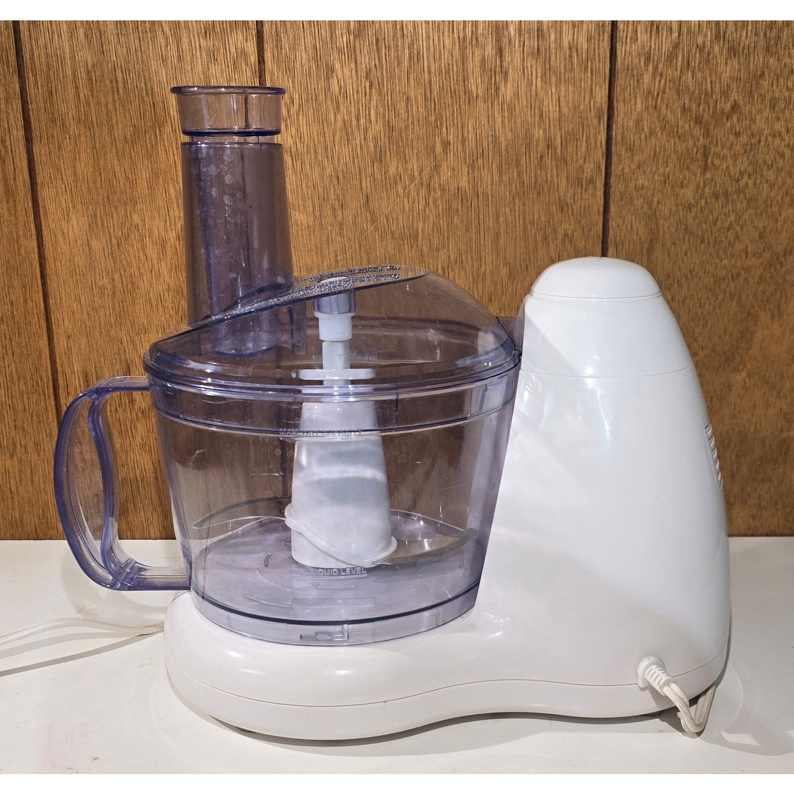 Hamilton Beach Food Processor Model 70550 Tested Working White