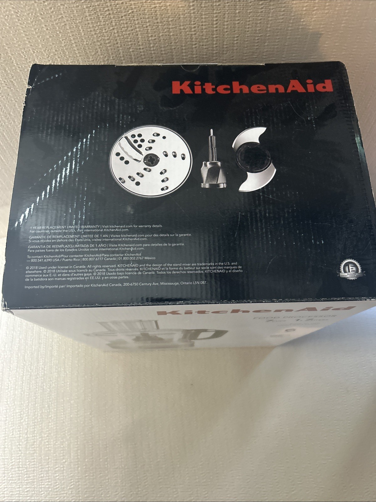 KitchenAid 7-Cup Food Processor Plus |-Contour Silver