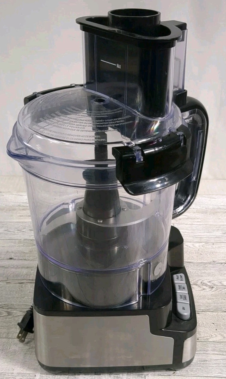Hamilton Beach 70725A 12 cup Full-Size Food Processor – Black/Silver | Works!