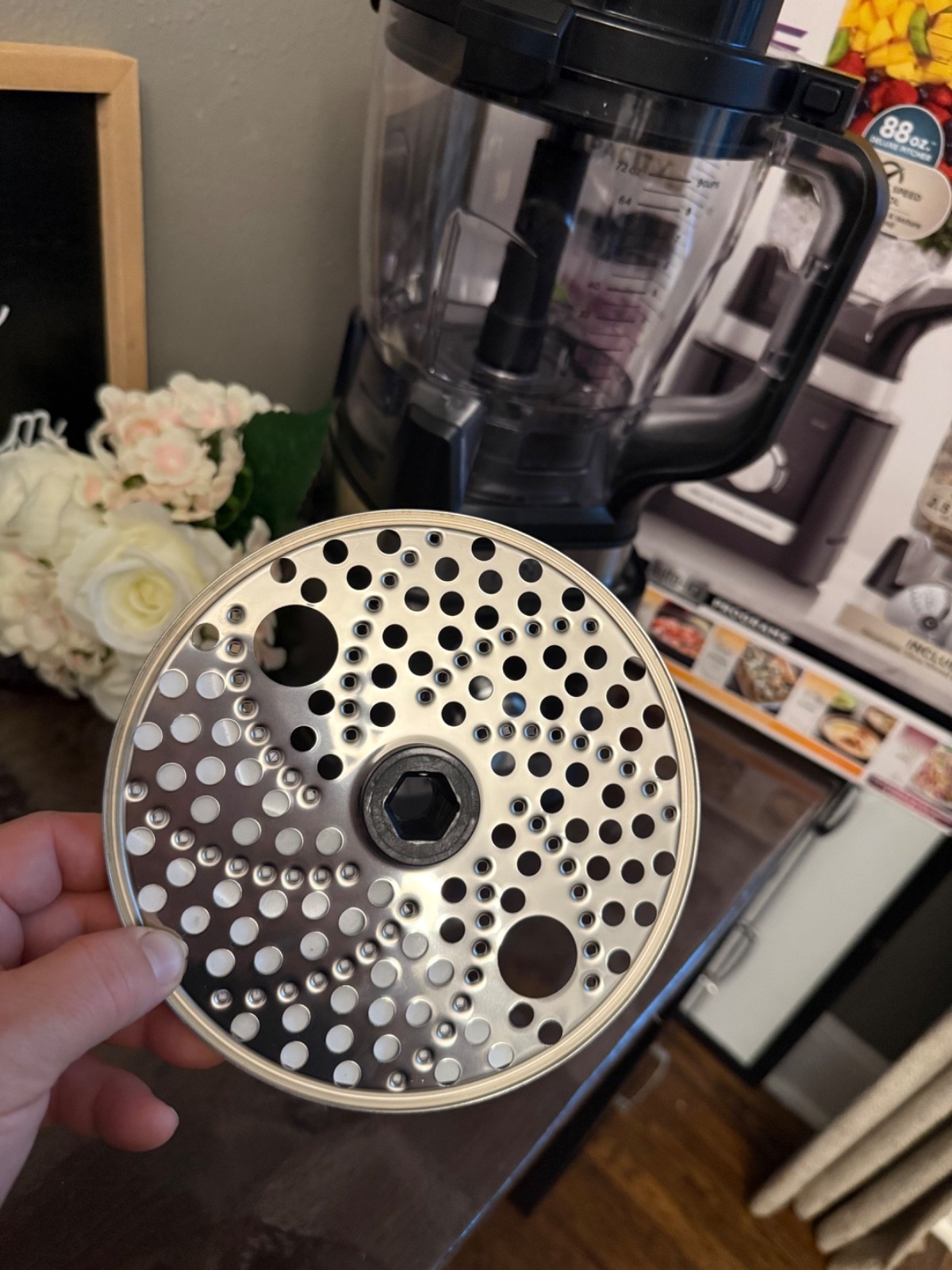 Replacement Grating Disc for 9 cup Ninja Deluxe Food Processor CO905KS