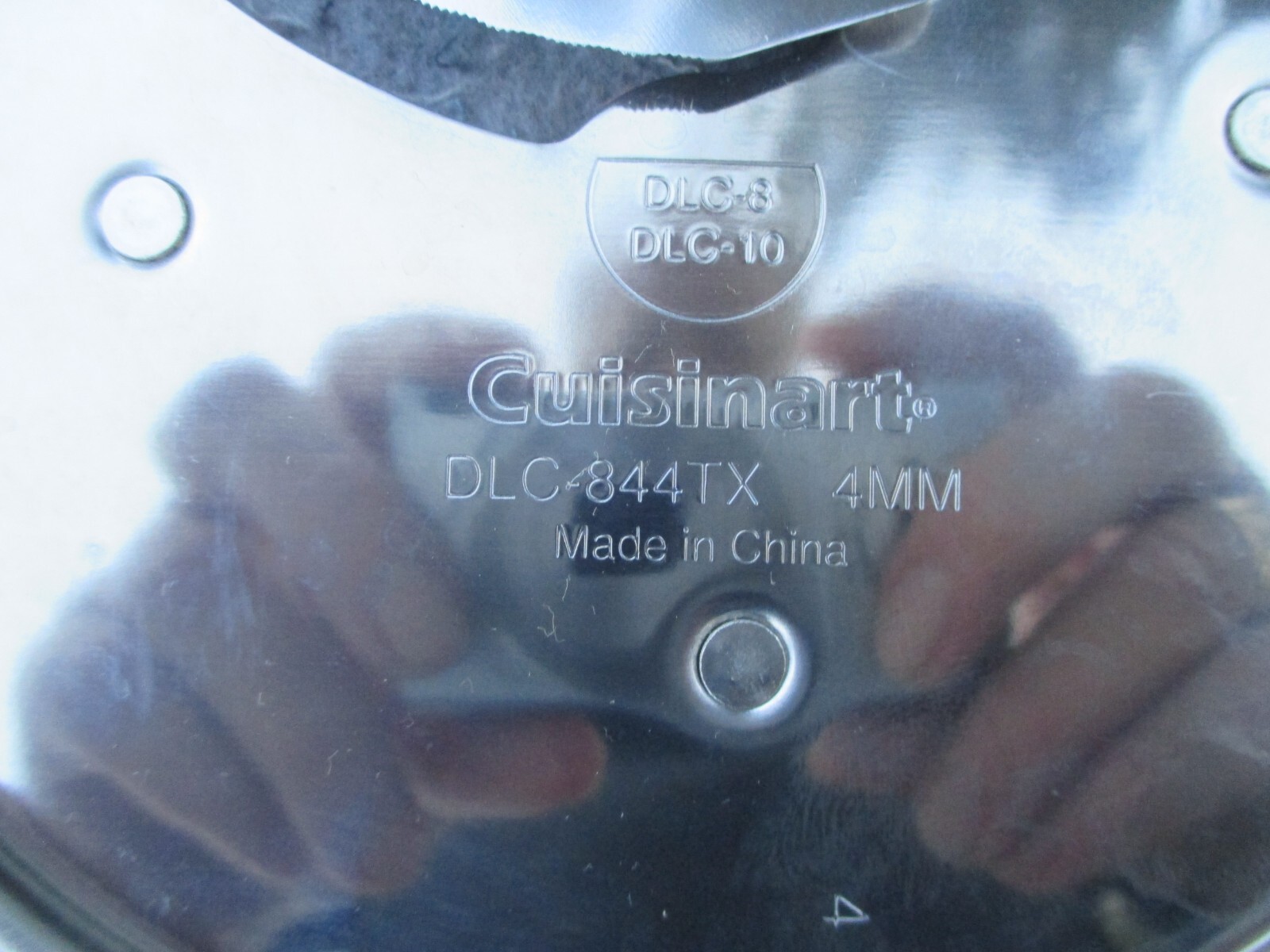 CUISINART DLC-8 / DLC-10 FOOD PROCESSOR SLICING DISCS 844TX, 842TX, 837TX & RACK