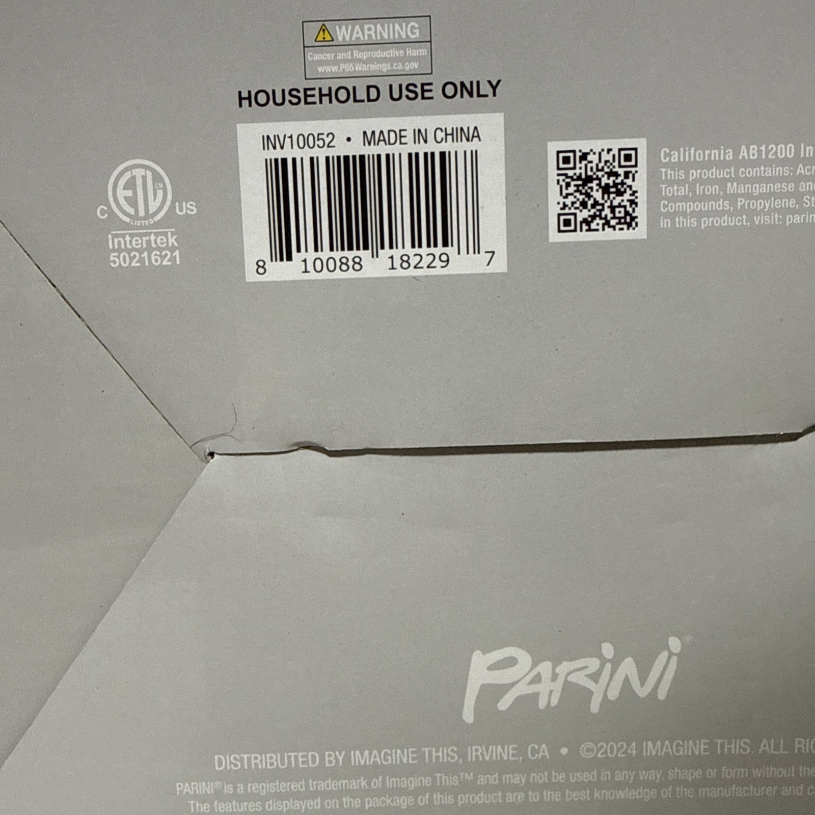 NEW Parini Food Processor, 8 Cup 2 Speed 450w, BPA free, Stainless-Steel Blades