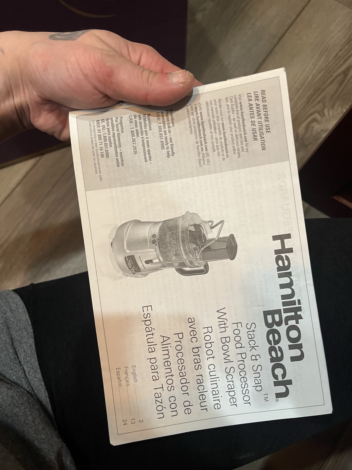 Hamilton Beach Stack & Snap 8-Cup Food Processor (70820)