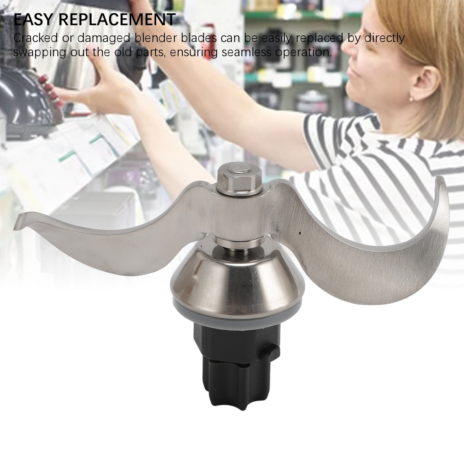 Blender Blade for TM31 Anti Scratch High Strength Stainless Steel Dough Blender