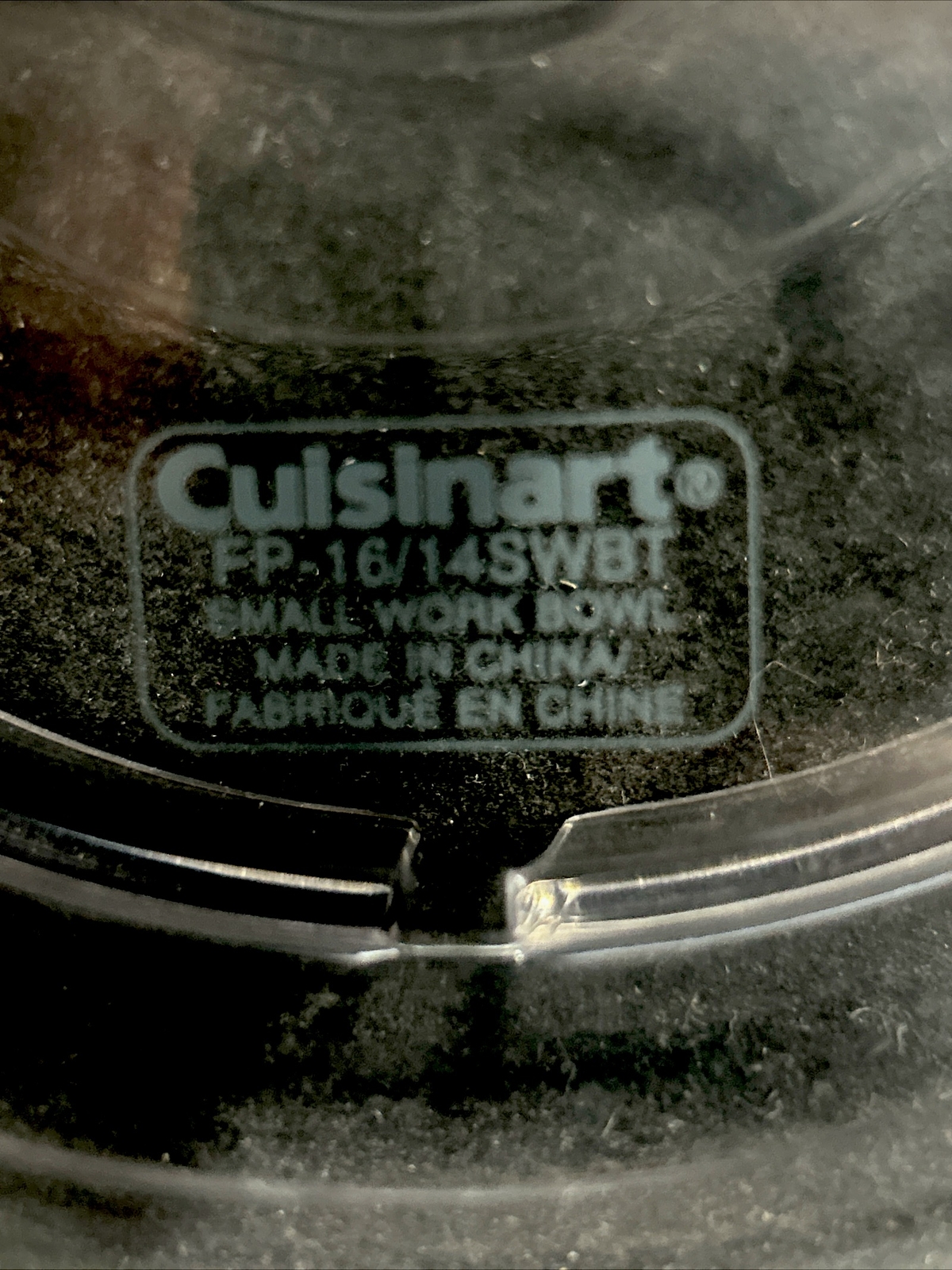 2 Bowl Cuisinart Set: FP-16/14SWB Small Work Bowl & FP-14MWB Medium Work Bowl