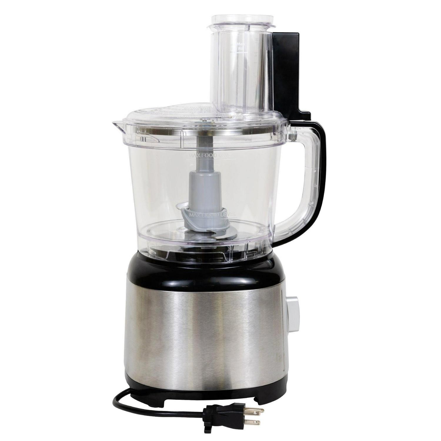 Kenmore 11-Cup Food Processor And Vegetable Chopper, Black And Silver