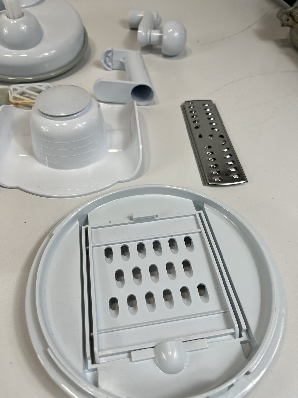 Kitchen Plus 2000 Manual Food Processor Chopper Slicer Open Box Unused Complete