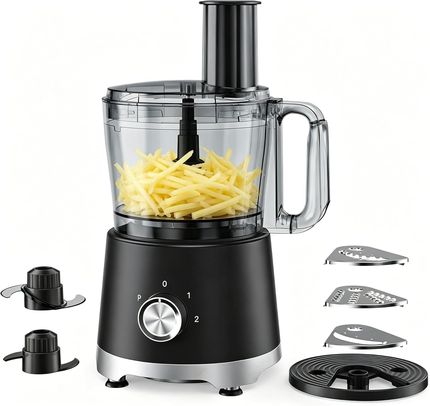 10.5-Cup Multi-Functional Food Processor for Chopping, Slicing, and Kneading