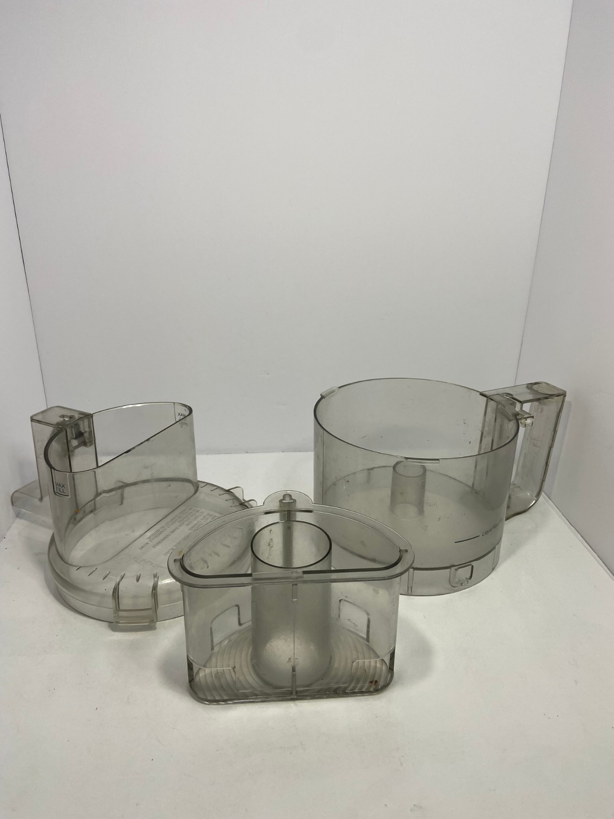 CUISINART FOOD PROCESSOR DLC-2007N REPLACEMENT WORK BOWL PUSHER SLEEVE OR LID