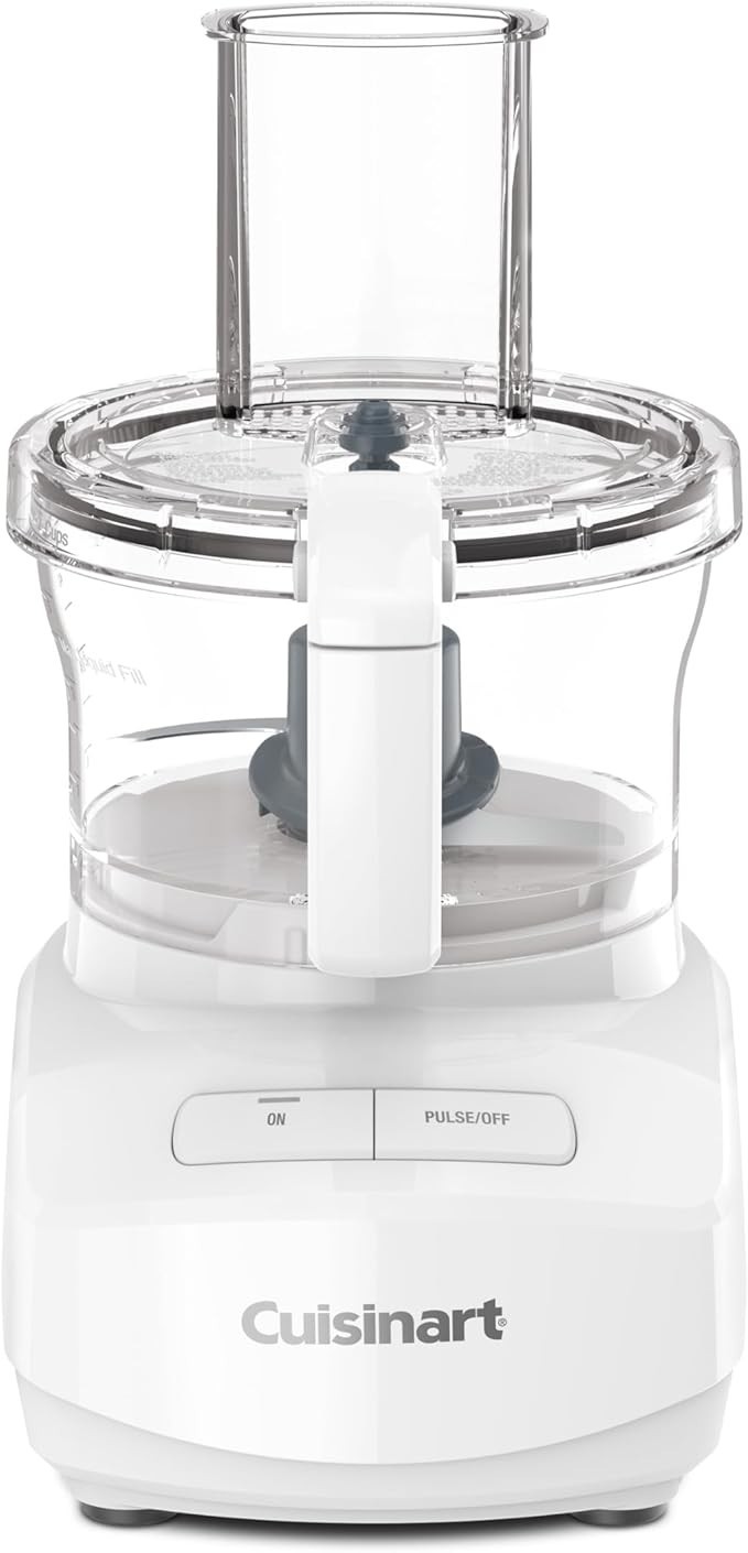 Cuisinart 7 Cup Food Processor White Cups 600W Core FP-7 Shredder Chops