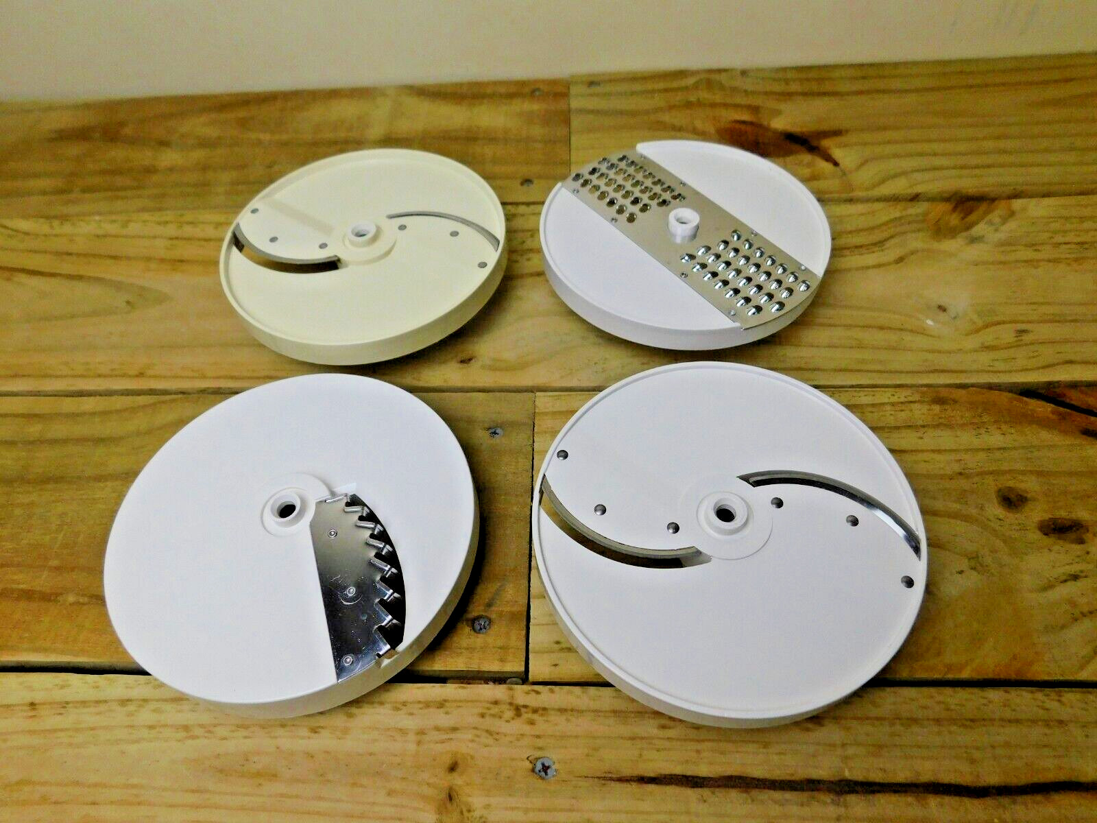4 Oster Regency Kitchen Center Food Processor Slicing Shredding Cut Disc Blades
