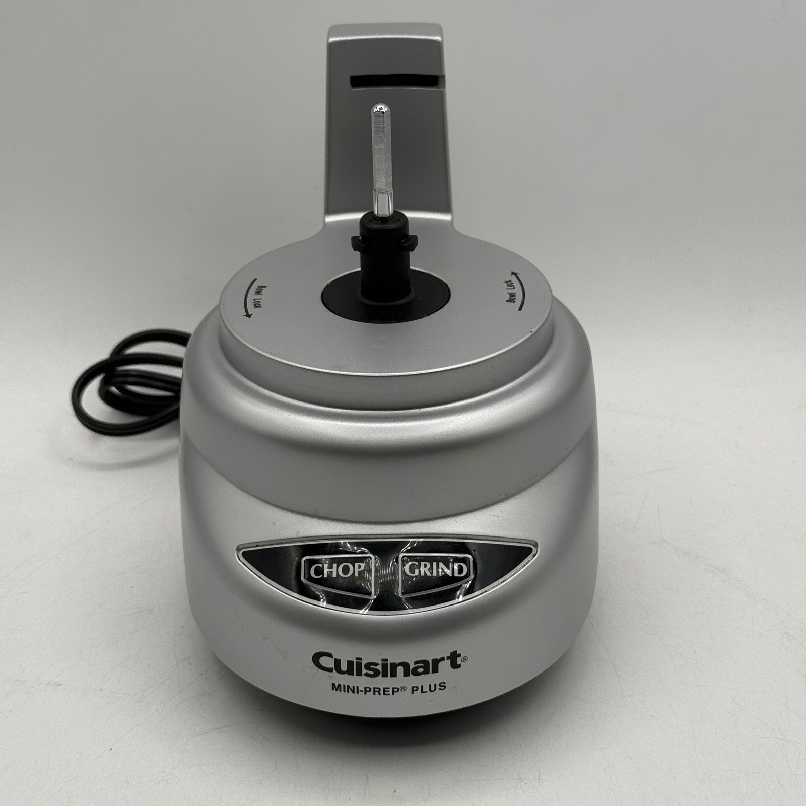 Cuisinart Mini-Prep Plus Food Processor DLC-2A Chopper Motor Silver Base Tested