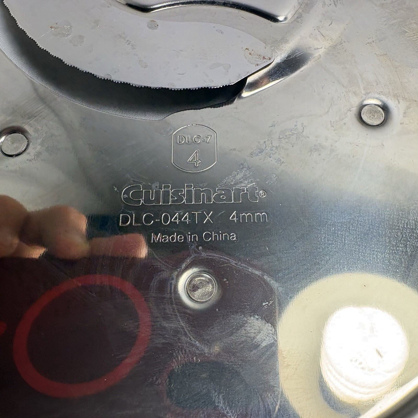 Cuisinart DLC-7 DLC-044TX Slicing Disc DLC-037TX Shredding Disc Stem OEM