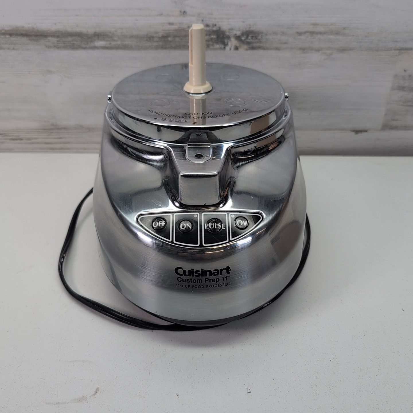 Cuisinart DLC-2011 Prep 11 Food Processor Motor Base Chrome OEM Tested