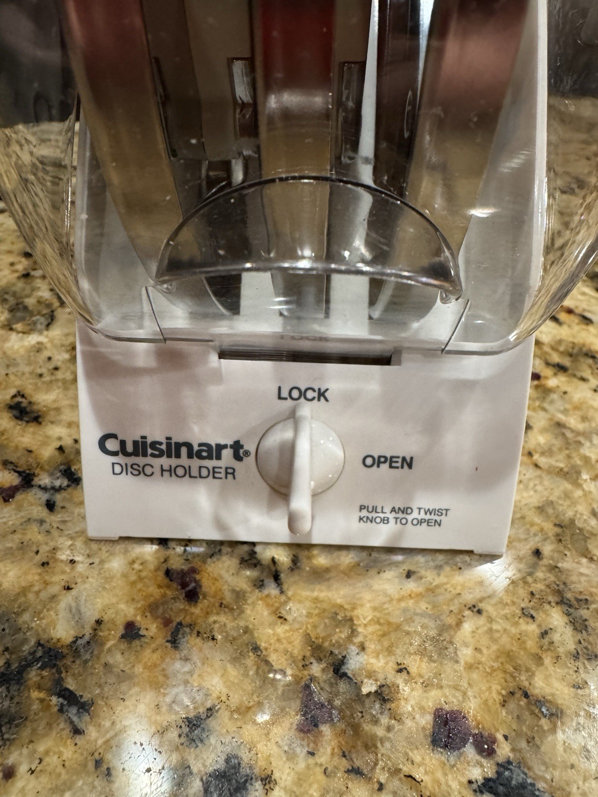 cuisinart blades (3) New Disc 2/3/4 MM And Plastic Holder