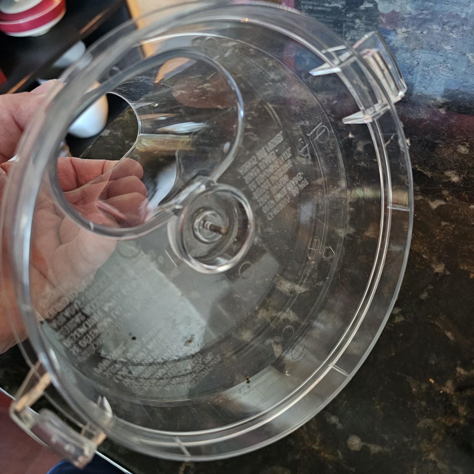 Hamilton Beach 702R Food Processor Replacement Lid Top Cover And Pusher