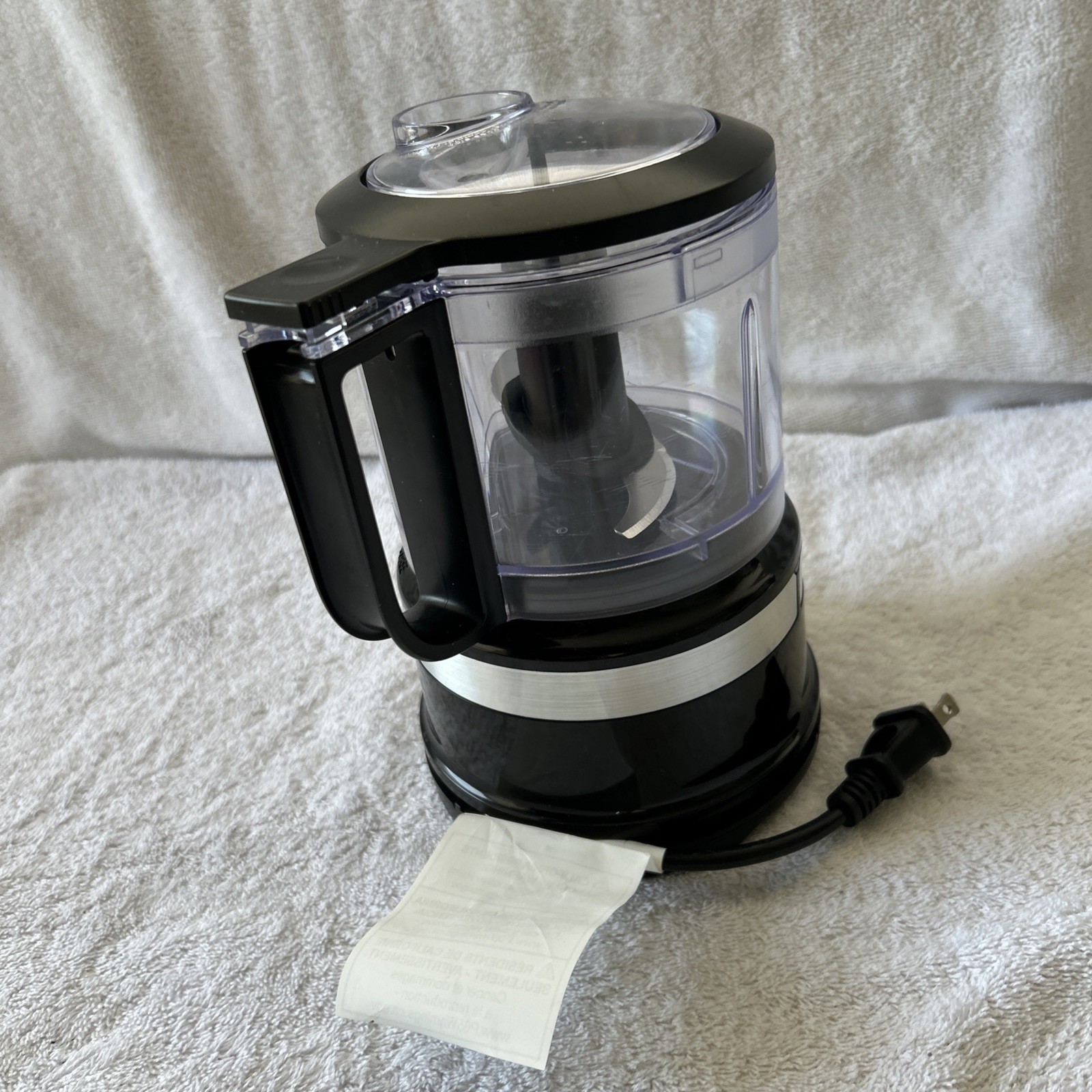 KitchenAid 3.5 Cup Food Chopper Model # KFC3516OB – Onyx Black – Mint Condition