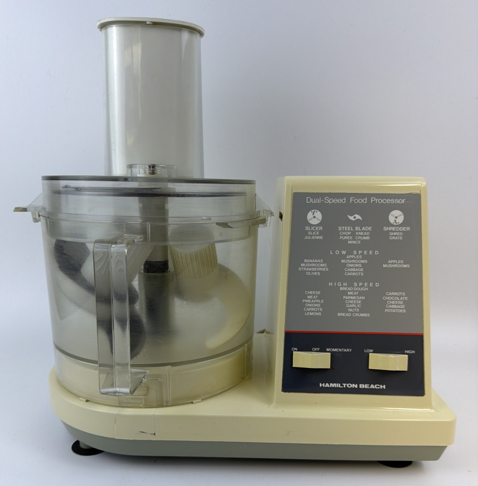 Hamilton Beach Dual Speed Food Processor Mod 702-7 Vintage – COMPLETE and Tested