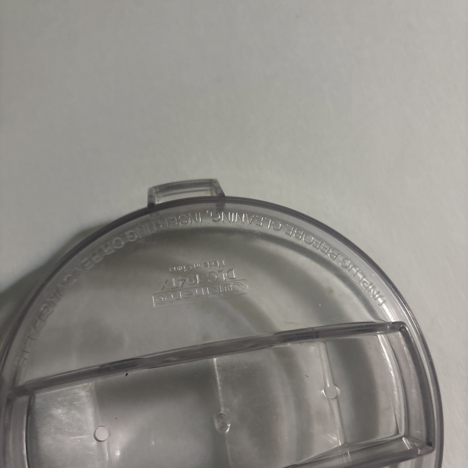 Cuisinart Mini Prep Food Processor Model DLC-1SS Replacement Part Lid DLC-194TX