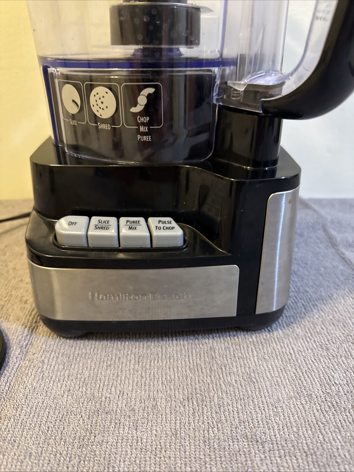 Hamilton Beach Stack & Snap Food Processor and Vegetable Chopper, Black (70725A)