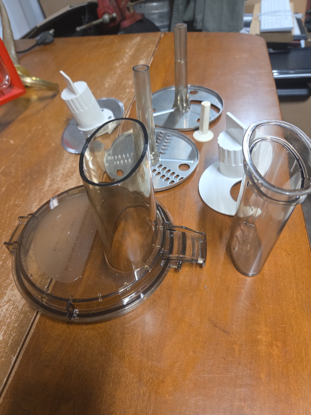 Sunbeam Le Chef Food Processor 14-11 Lid 4 Blades and Pusher Replacement Parts