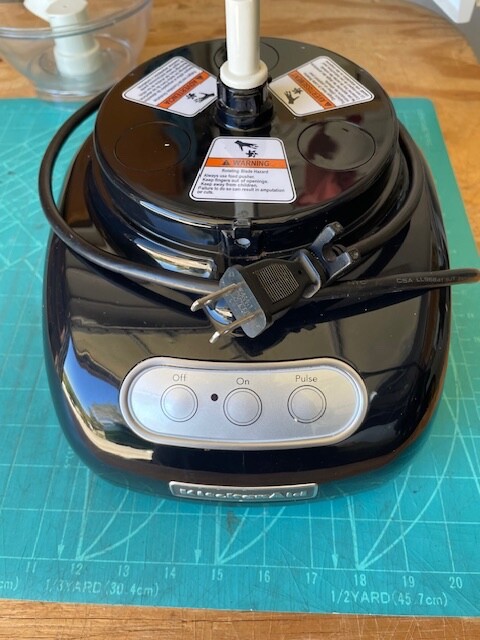 Kitchen Aid 7-Cup Food Processor Model KFP7200B2 Motor Base Only Working