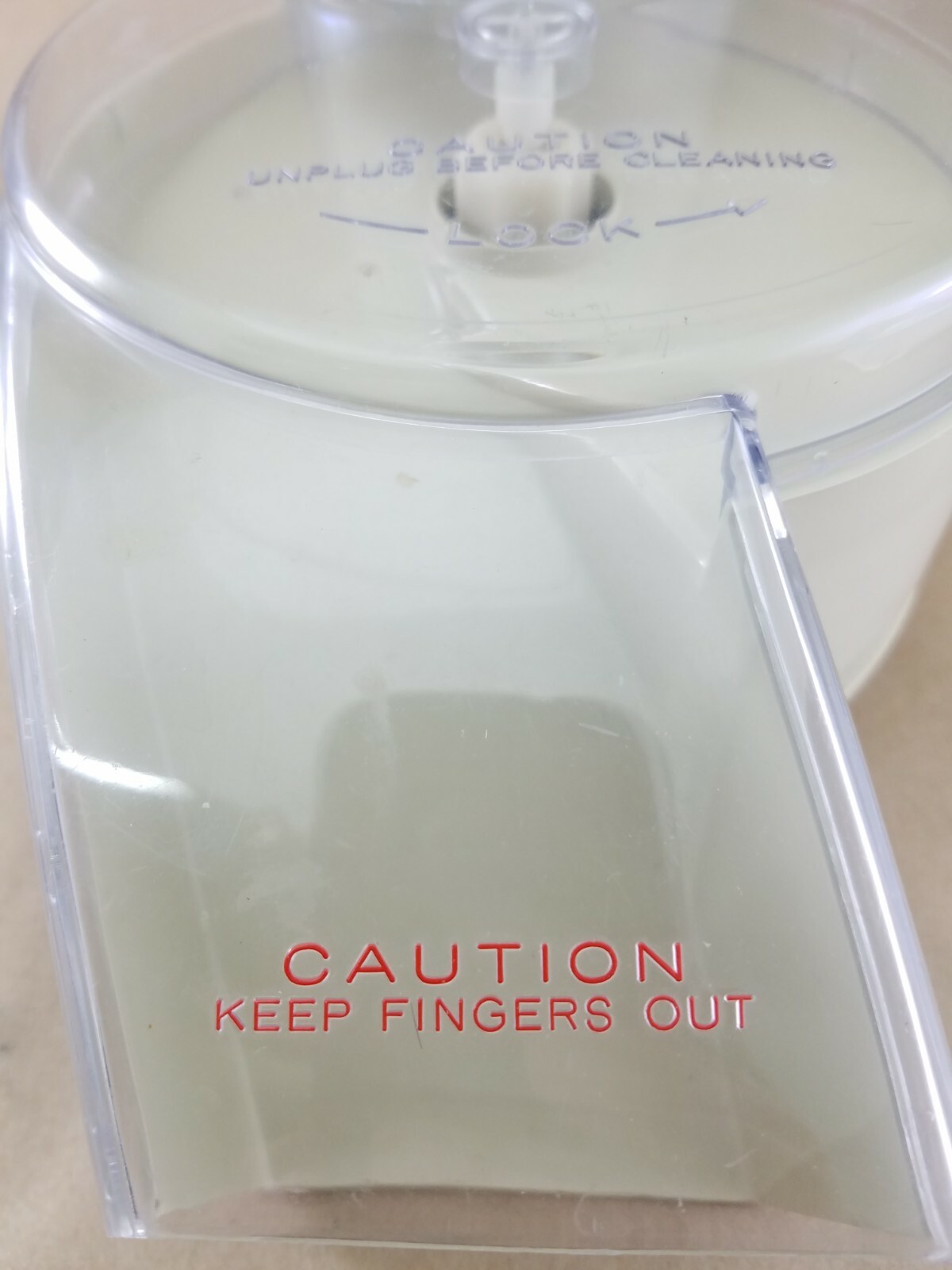 Oster Regency Kitchen Center Food Processor Blades Attachmeent Almond