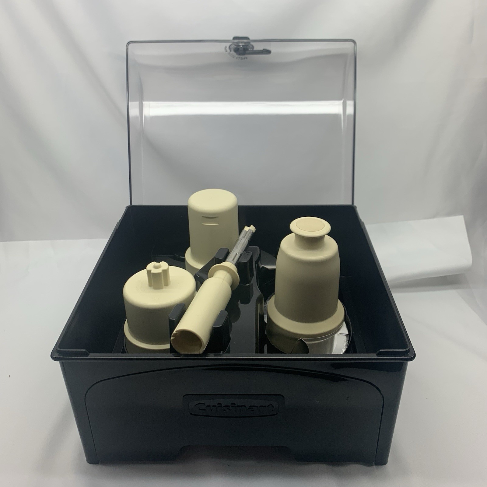 Cuisinart Elite Blades Collection W/ Black Locking Storage Case 6 Pieces 16LCB
