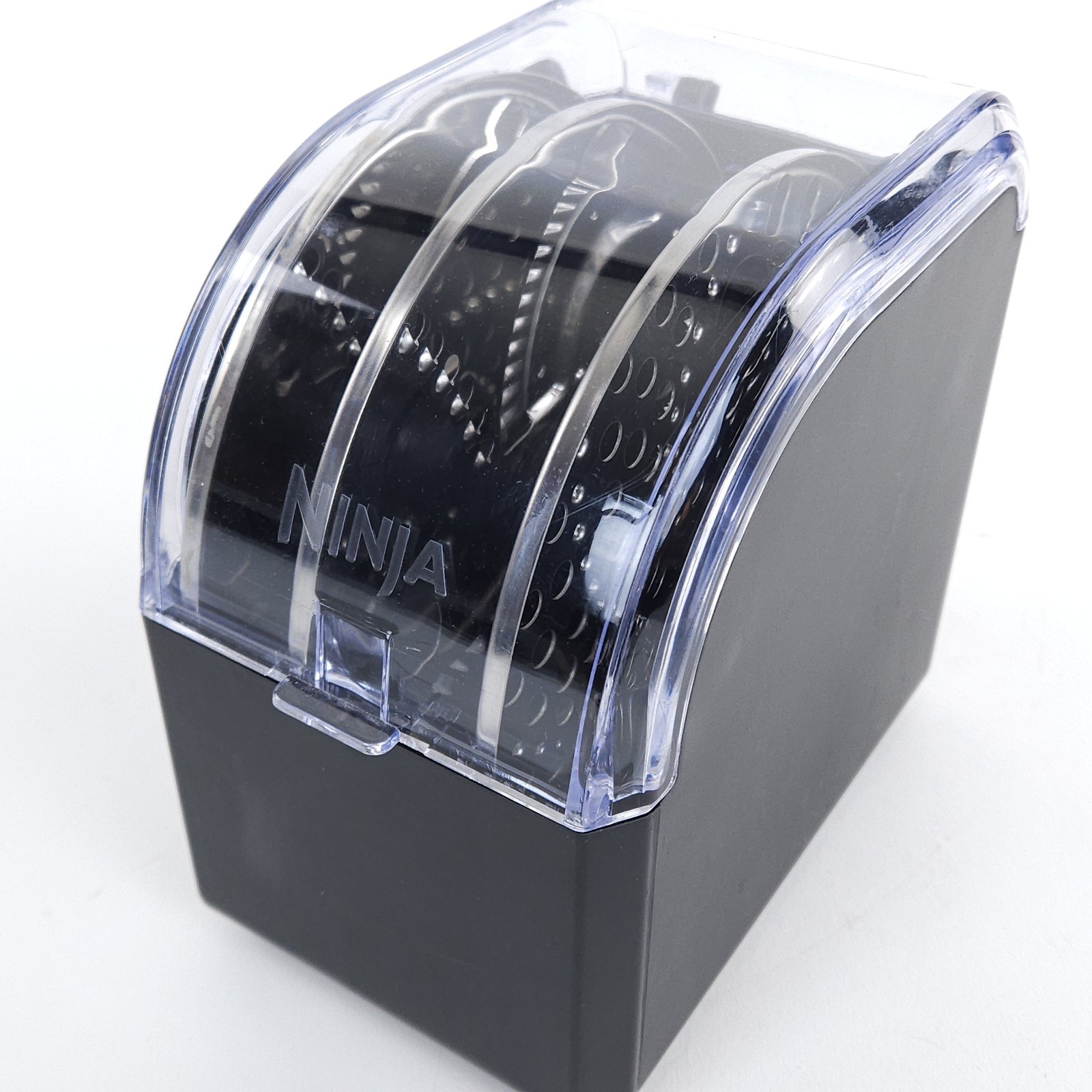 Ninja Food Processor 3 Disc Blade Set & Storage Hard Case, Hexagon Hole