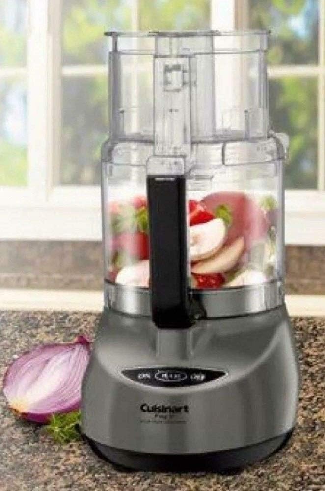Cuisinart CFP-9GMPCY Food Processor, 9-Cup, Gunmetal – Certified Refurbished